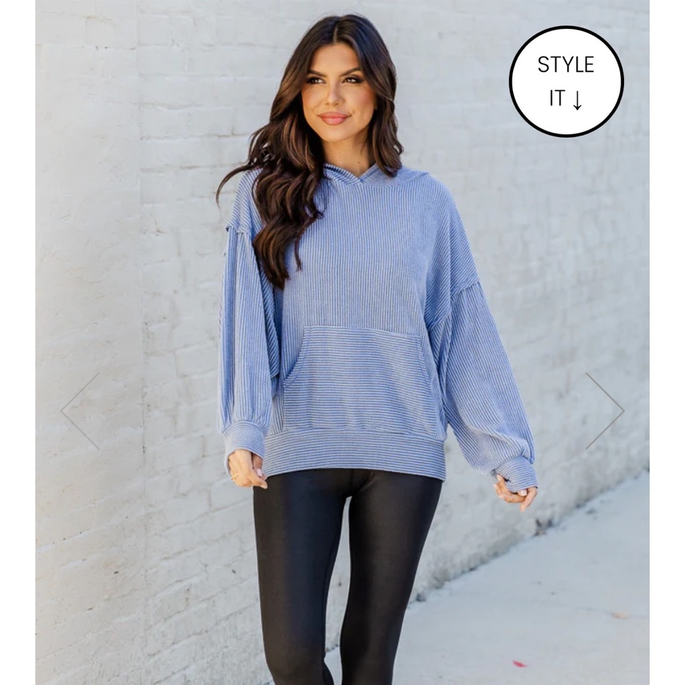 Pink Lily Stylish Splendor Pullover